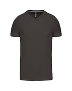 Kariban Mens Short Sleeve V-Neck T-Shirt - KB357M - thumbnail 2