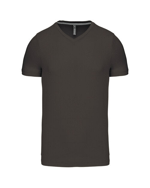 Kariban Mens Short Sleeve V-Neck T-Shirt - KB357M
