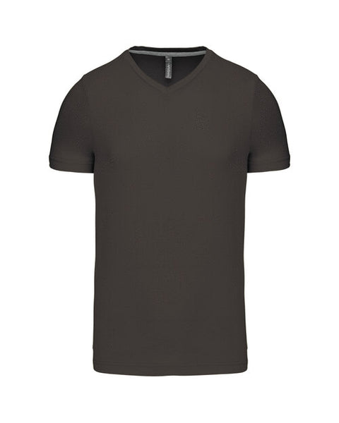 Kariban Mens Short Sleeve V-Neck T-Shirt - KB357M