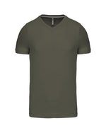 Kariban Mens Short Sleeve V-Neck T-Shirt - KB357M - thumbnail 3