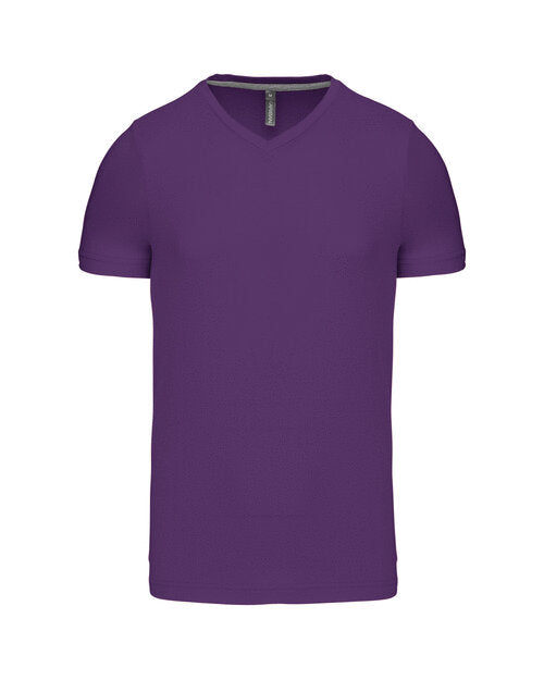 Kariban Mens Short Sleeve V-Neck T-Shirt - KB357M
