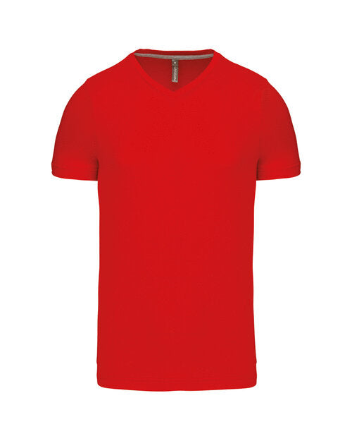 Kariban Mens Short Sleeve V-Neck T-Shirt - KB357M