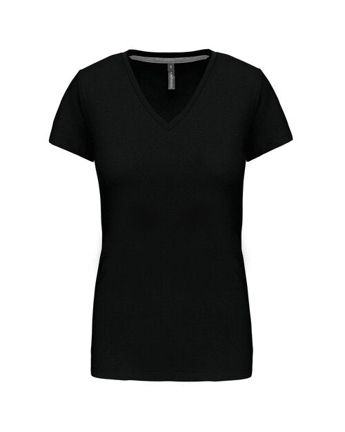 Kariban Ladies Short Sleeve V-Neck T-Shirt - KB381M