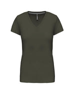 Kariban Ladies Short Sleeve V-Neck T-Shirt - KB381M - thumbnail 3