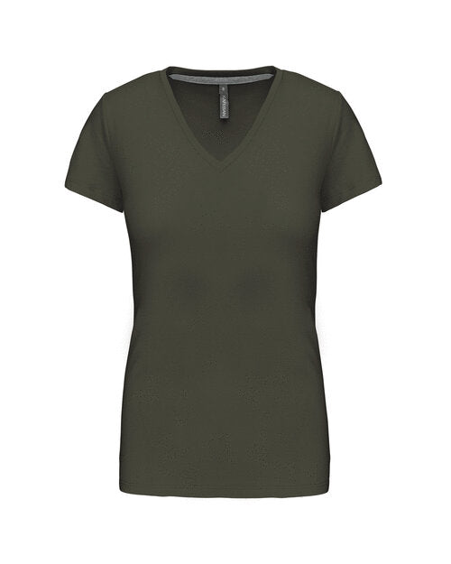 Kariban Ladies Short Sleeve V-Neck T-Shirt - KB381M