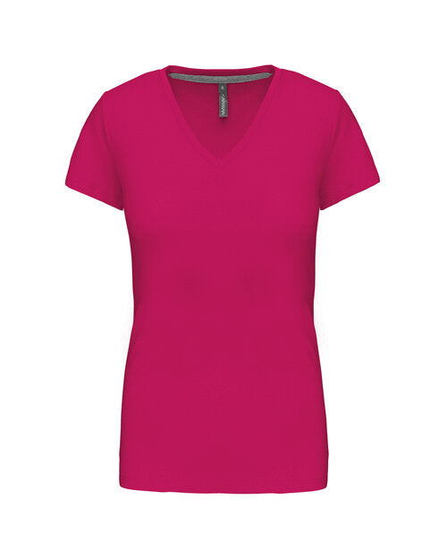 Kariban Ladies Short Sleeve V-Neck T-Shirt - KB381M
