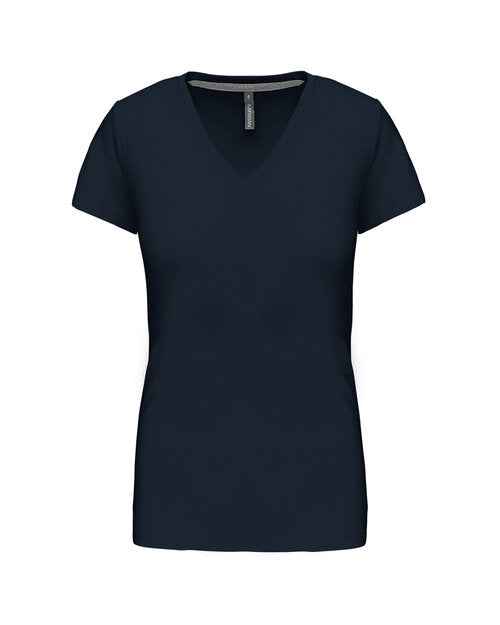 Kariban Ladies Short Sleeve V-Neck T-Shirt - KB381M