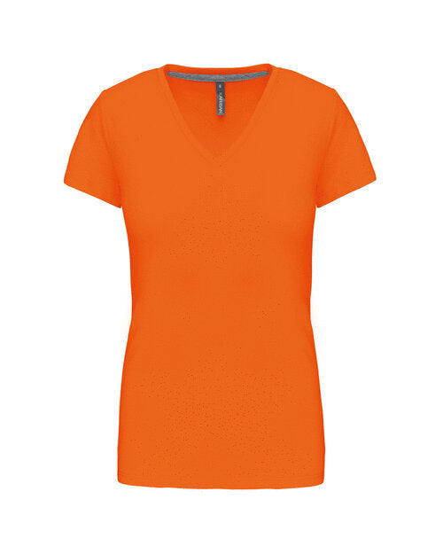 Kariban Ladies Short Sleeve V-Neck T-Shirt - KB381M