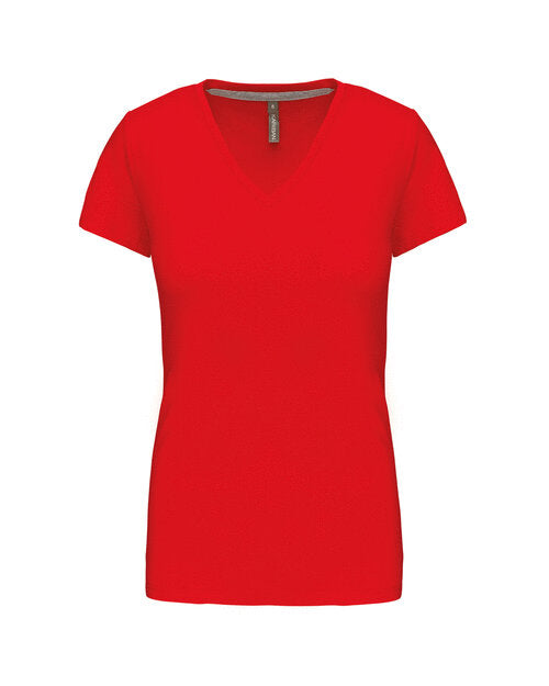Kariban Ladies Short Sleeve V-Neck T-Shirt - KB381M