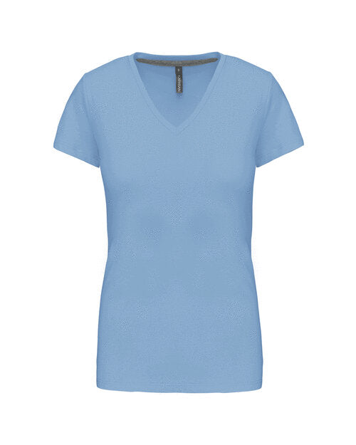 Kariban Ladies Short Sleeve V-Neck T-Shirt - KB381M