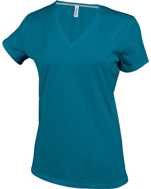 Kariban Ladies Short Sleeve V-Neck T-Shirt - KB381M