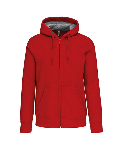 Kariban Heavy Full Zip Hooded Sweatshirt - KB444M