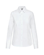 Kariban Ladies Long Sleeve Oxford Shirt - KB534M - thumbnail 2