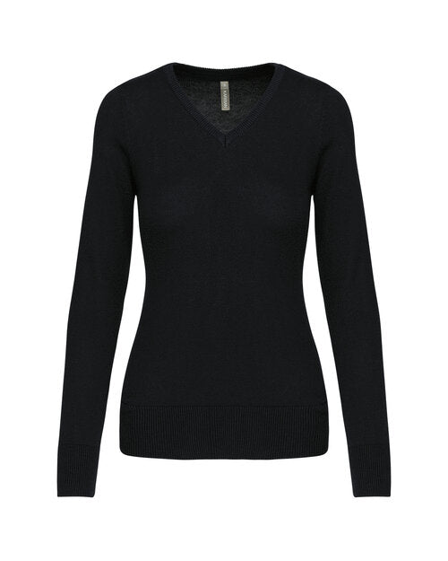 Kariban Ladies V-Neck Jumper - KB966M