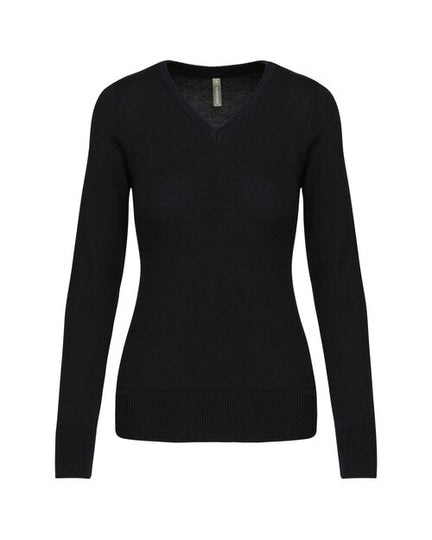 Kariban Ladies V-Neck Jumper - KB966M