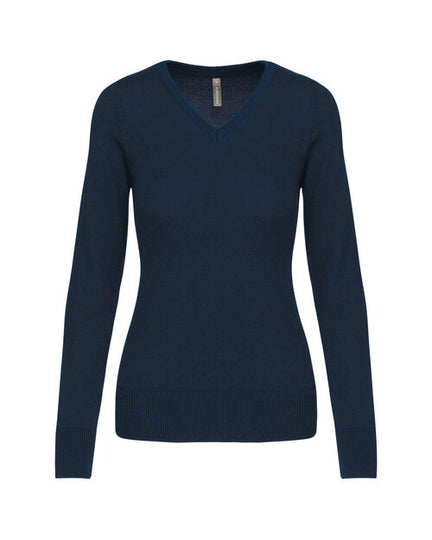 Kariban Ladies V-Neck Jumper - KB966M