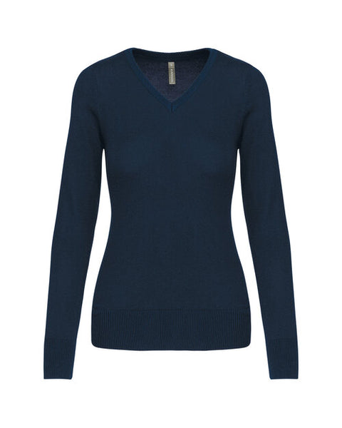 Kariban Ladies V-Neck Jumper - KB966M