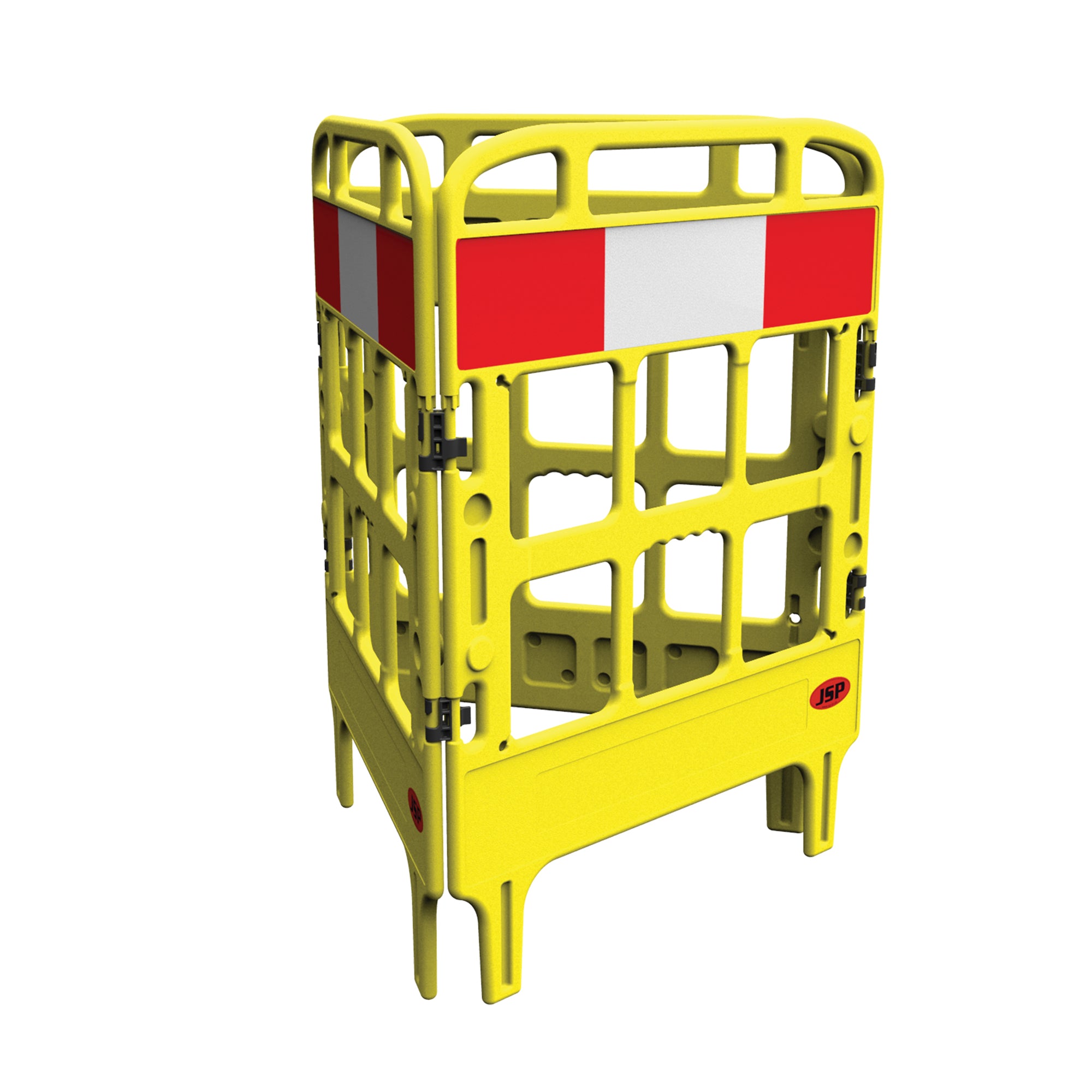 JSP Portagate 3 Gate Compact Barrier System - Yellow