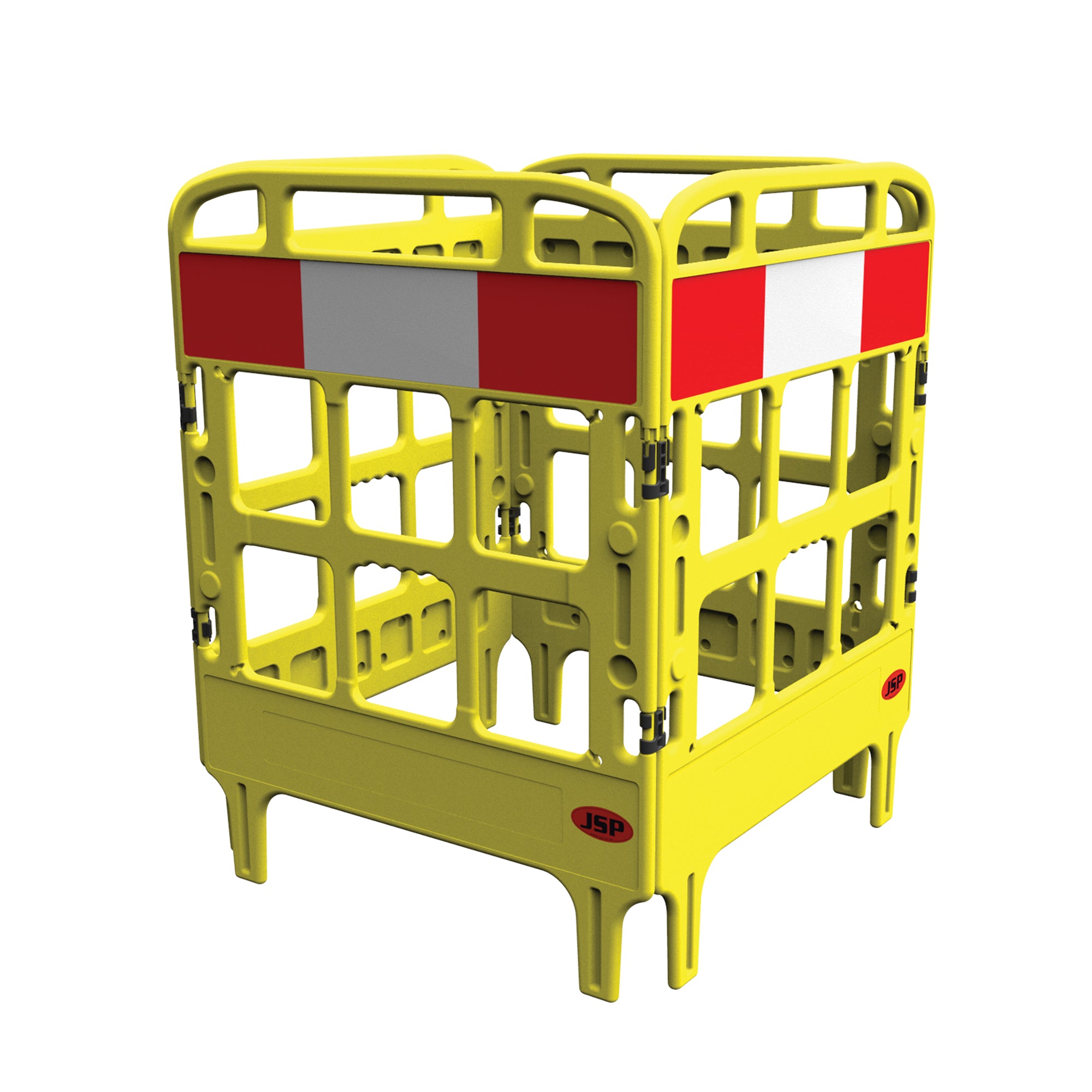 JSP Portagate 4 Gate Compact Barrier System - Yellow