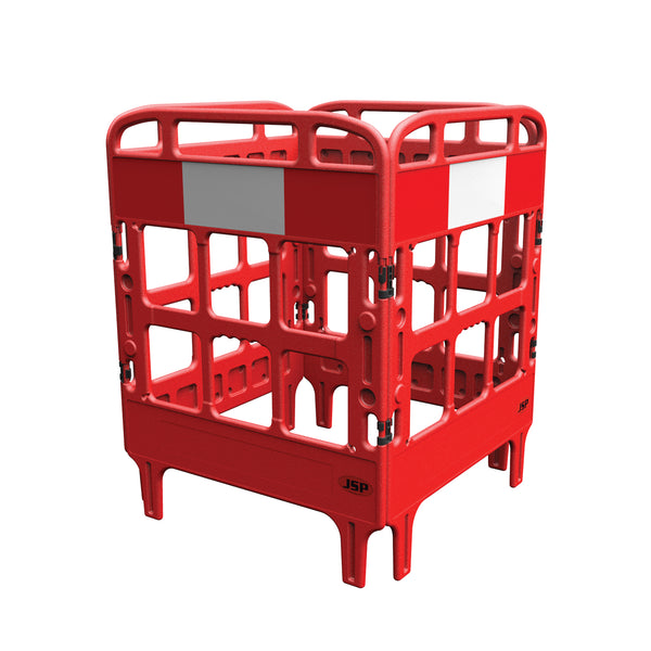 JSP Portagate 4 Gate Compact Barrier System - Red