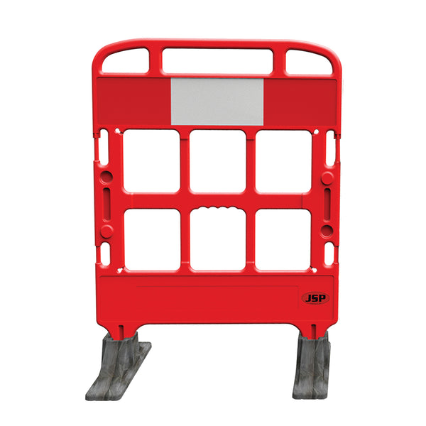 JSP Portagate Single Gate with Reflectives c/w Feet & Clip - Red