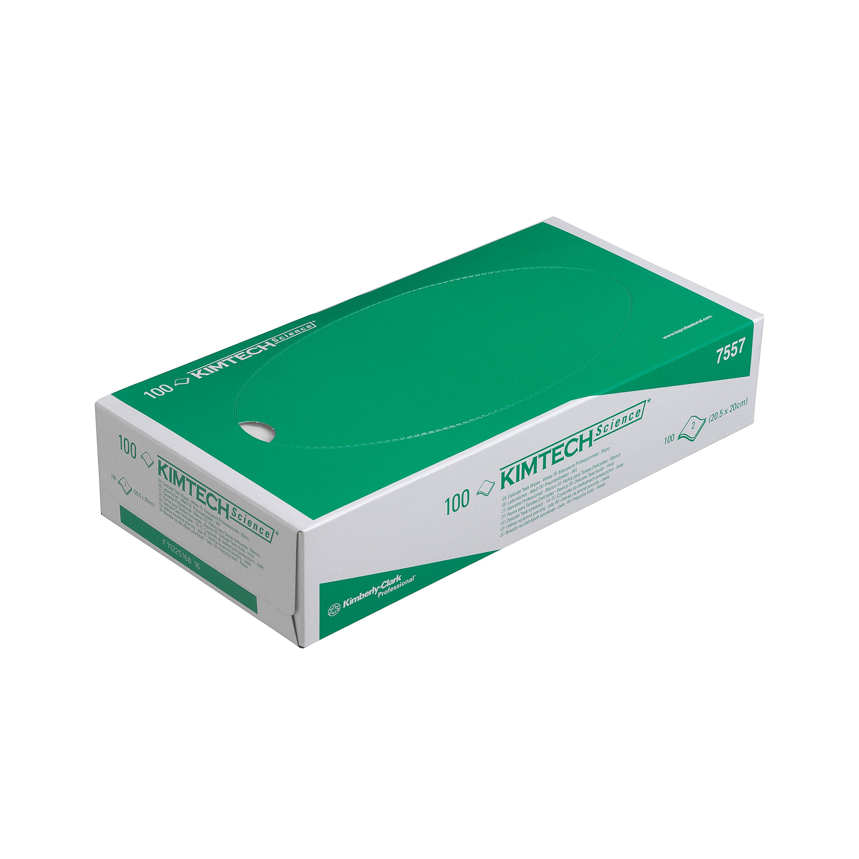 Kimtech Science Delicate Task Wipes 100 Sheets 2-ply White (pack Of 24) 7557