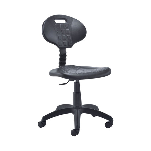 Jemini Factory Chair 570x280x610mm Polyurethane Black Kf00197