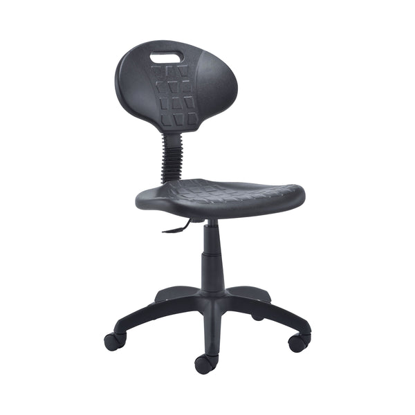 Jemini Factory Chair 570x280x610mm Polyurethane Black Kf00197