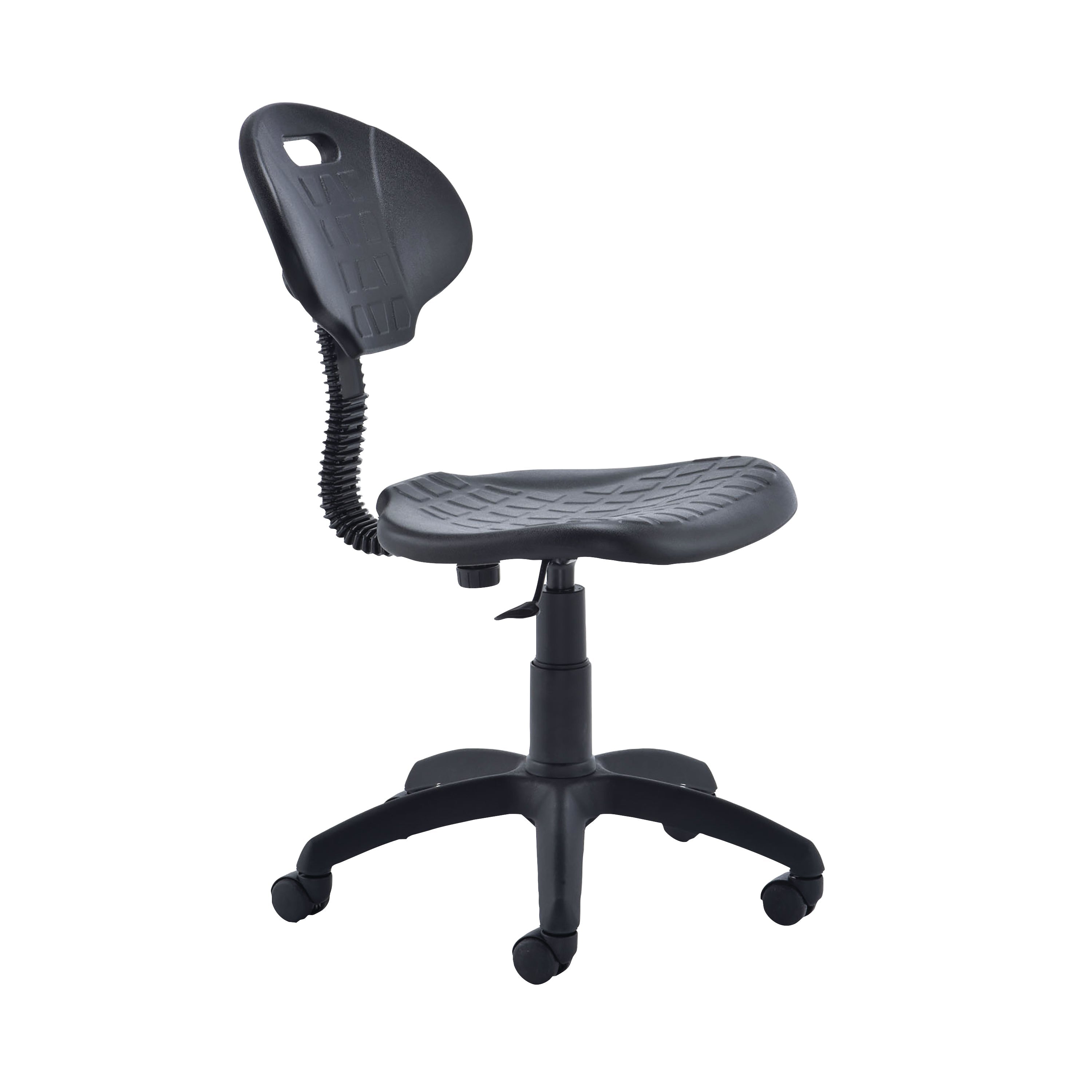 Jemini Factory Chair 570x280x610mm Polyurethane Black Kf00197