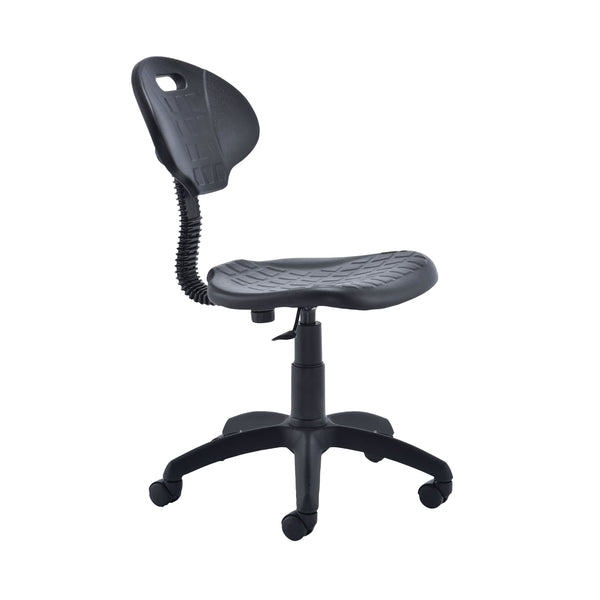 Jemini Factory Chair 570x280x610mm Polyurethane Black Kf00197