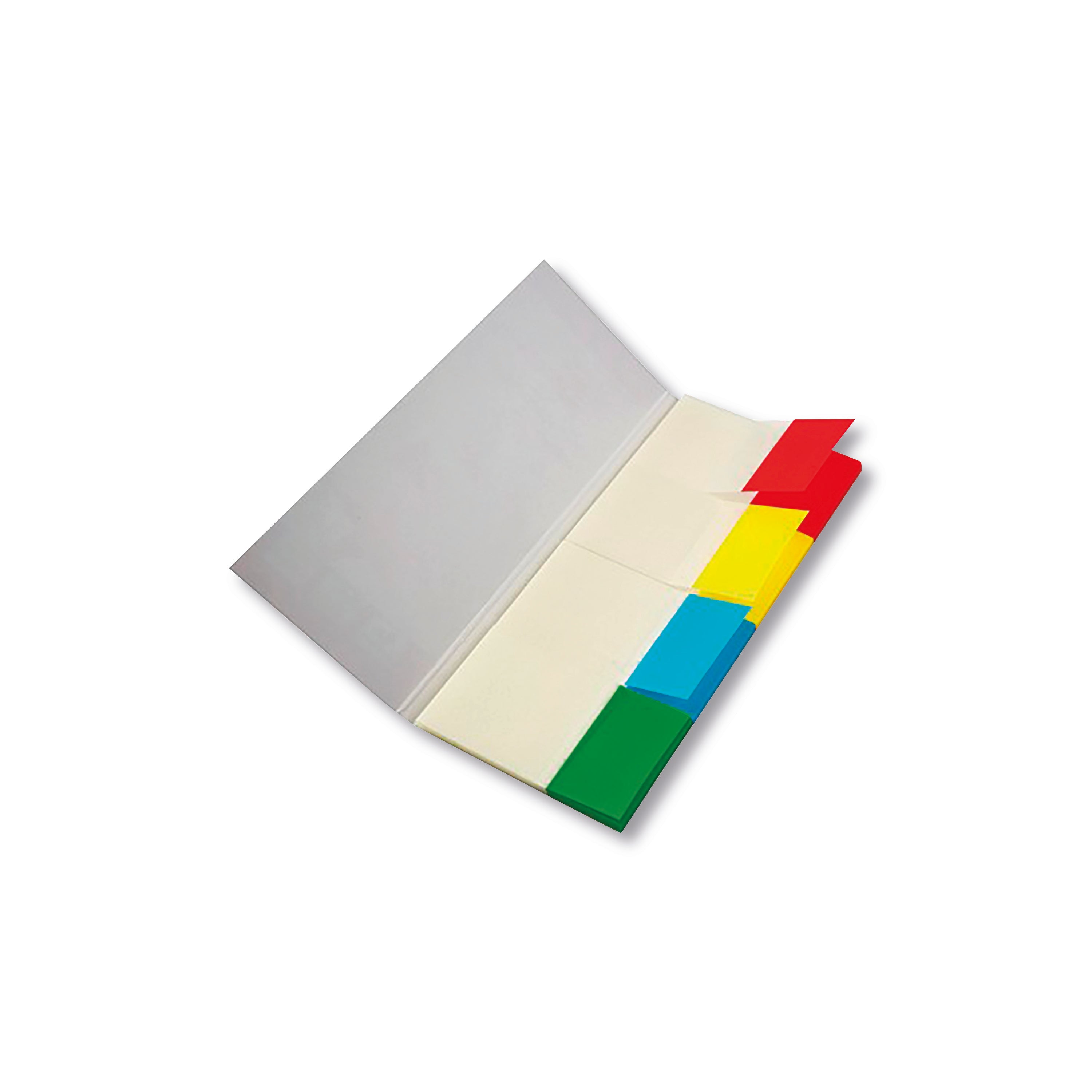 Q-connect Quick Tabs 25x45mm 40 Tabs 4 Pads Clear/Assorted  (Pack of 160)