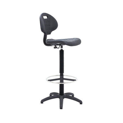 Jemini Draughtsman Chair 600x600x1090-1220mm Black Kf017052