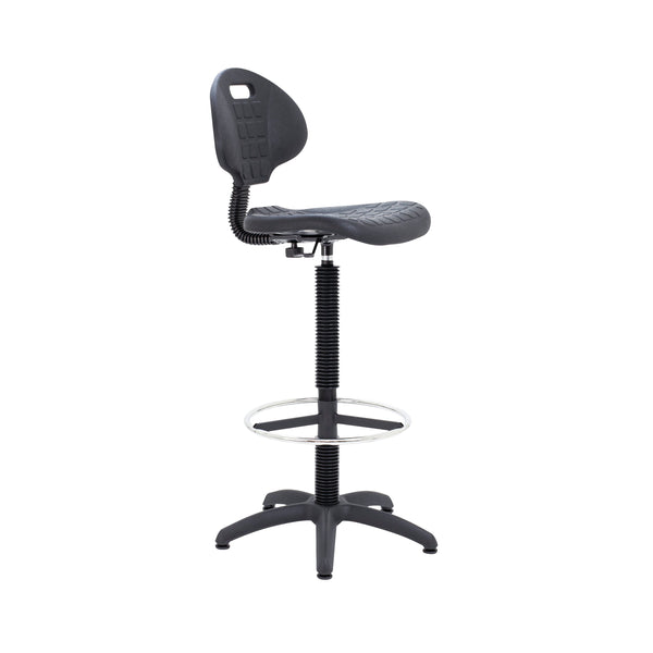 Jemini Draughtsman Chair 600x600x1090-1220mm Black Kf017052