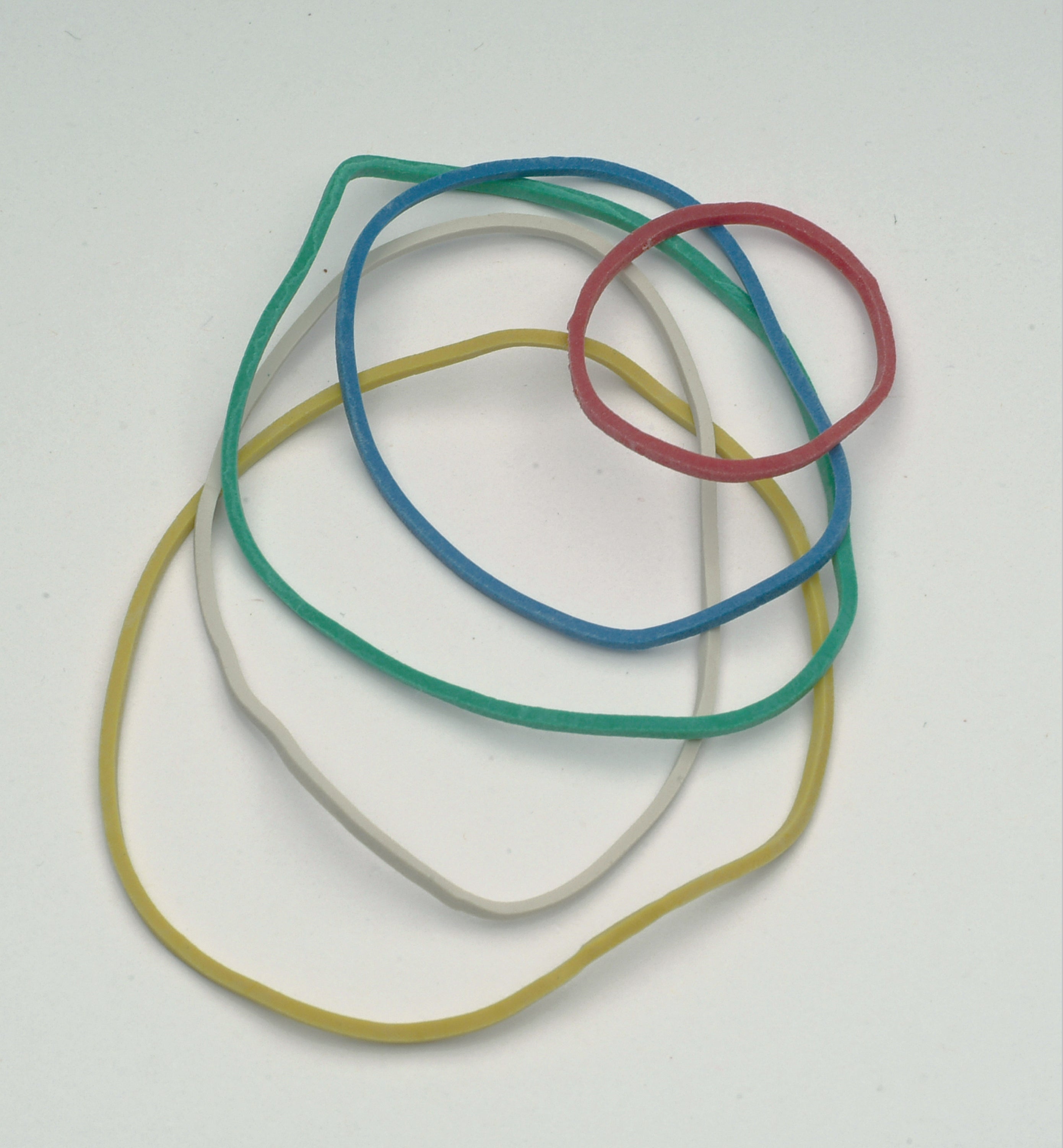 Q-CONNECT Rubber Bands Assorted Sizes Coloured 15g  (Pack of 10)