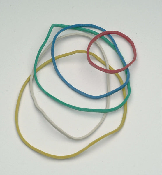 Q-CONNECT Rubber Bands Assorted Sizes Coloured 15g  (Pack of 10)