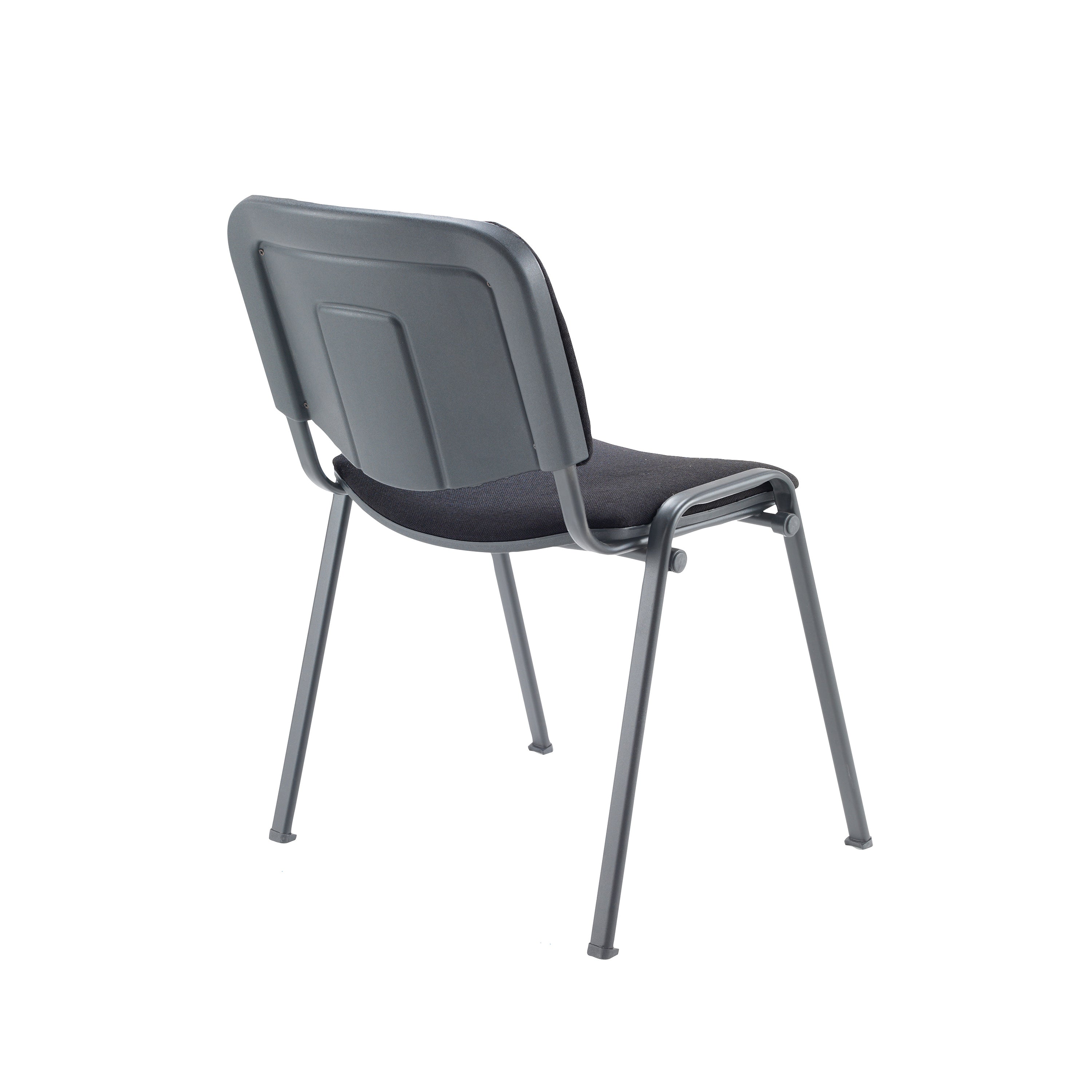 Jemini Ultra Multipurpose Stacking Chair 532x585x805mm Charcoal/Black KF03344