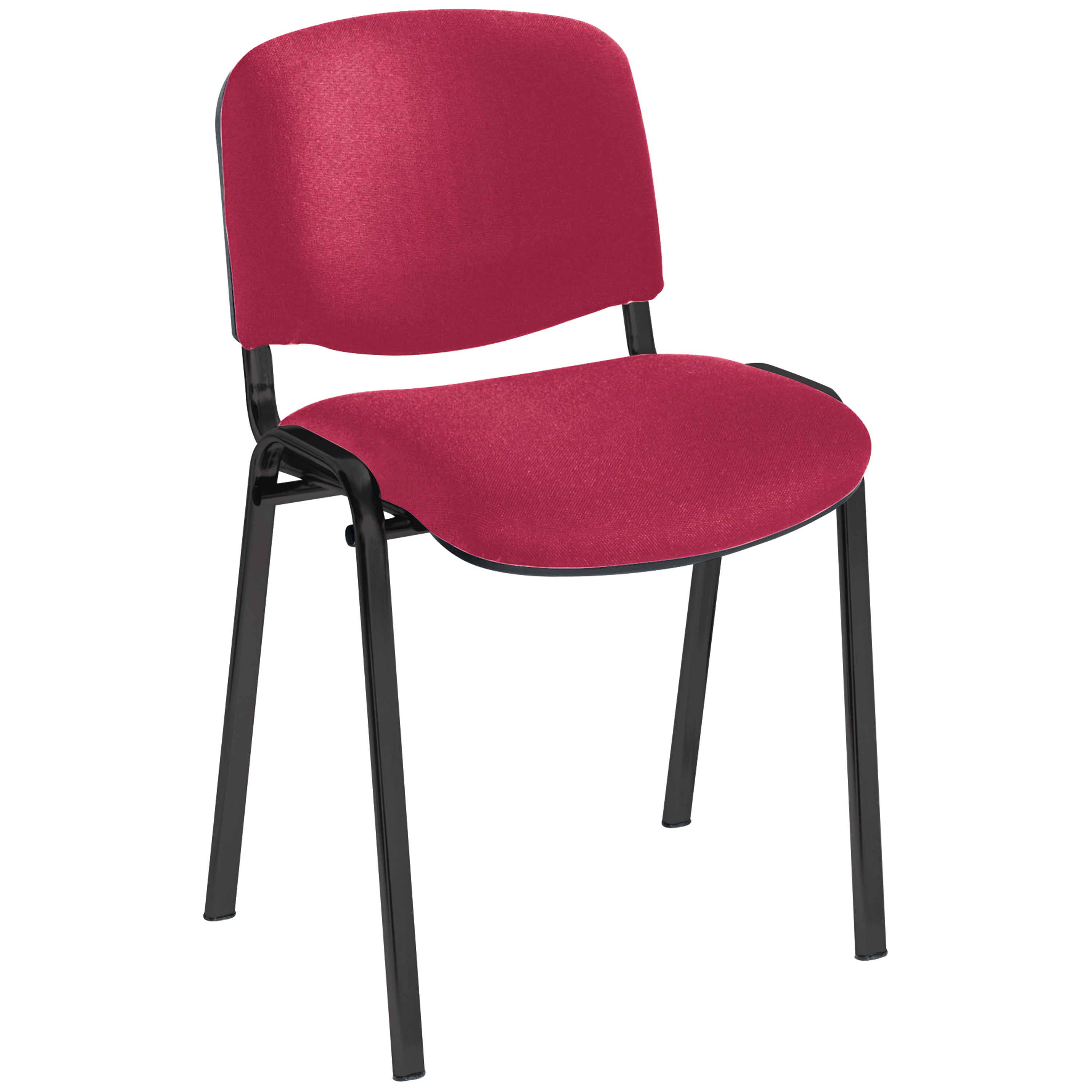 Jemini Ultra Multipurpose Stacking Chair 532x585x805mm Claret/black Kf03345