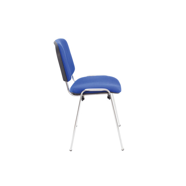 Jemini Ultra Multipurpose Stacking Chair 532x585x805mm Chrome/Blue KF03349