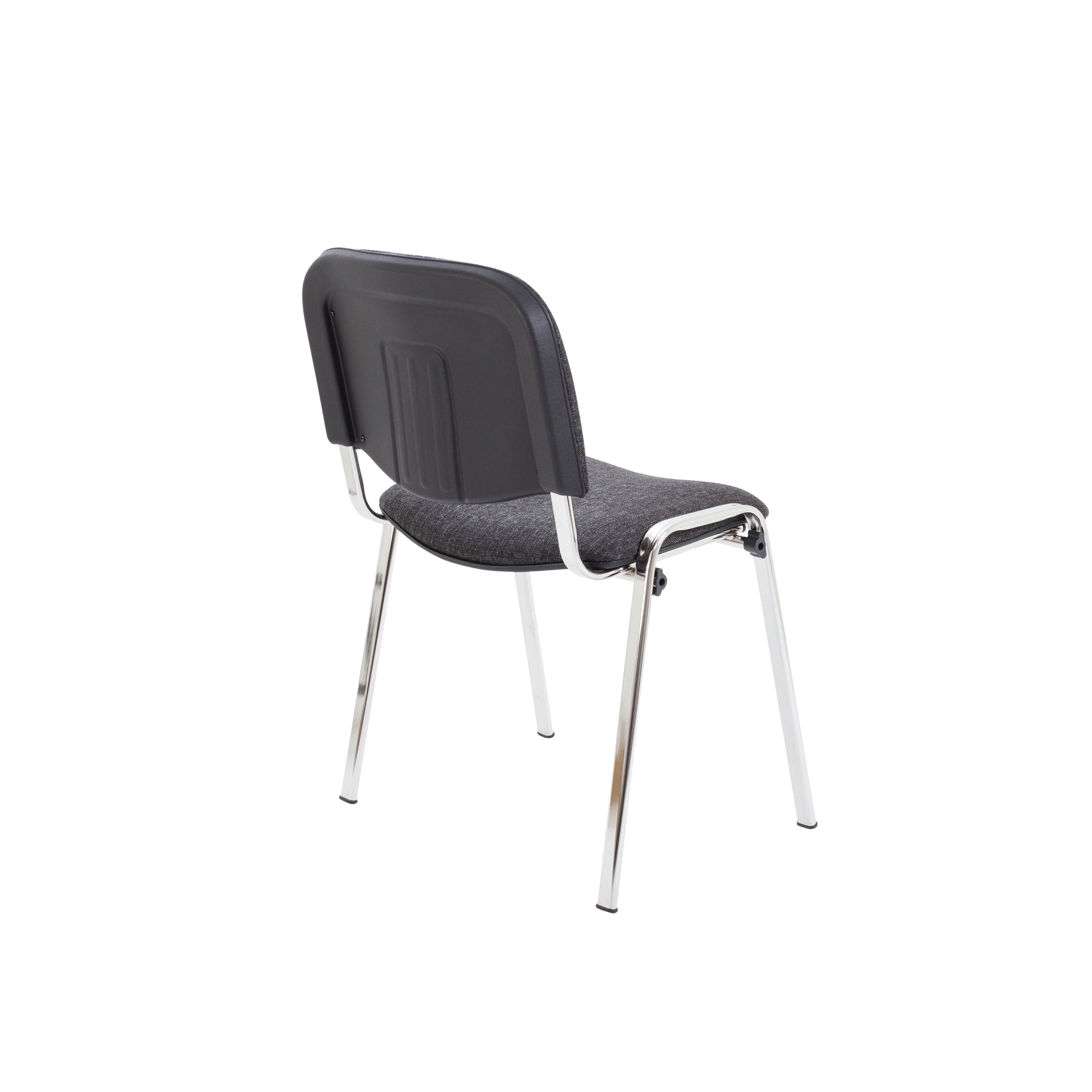 Jemini Ultra Multipurpose Stacking Chair 532x585x805mm Charcoal/chrome Kf03350