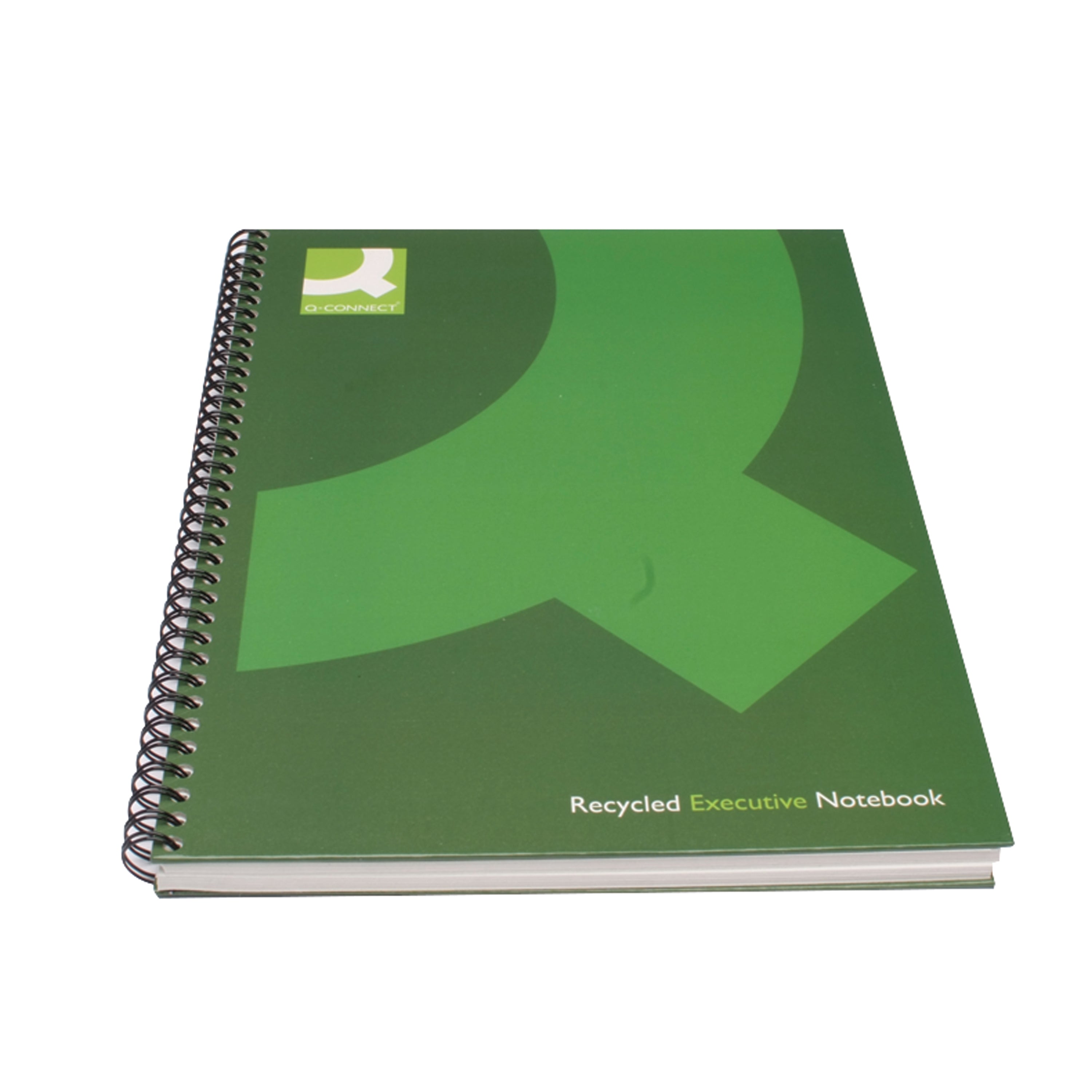 Q-Connect Recycled Wirebound Notebook A5 Green  (Pack of 3)