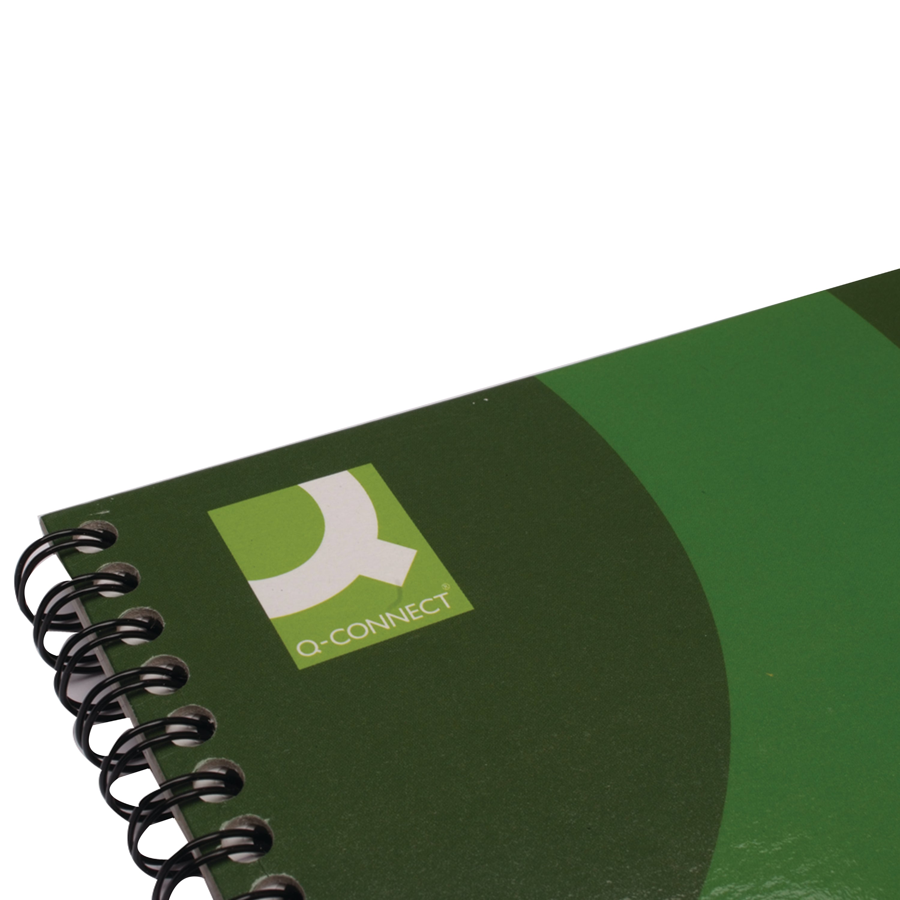 Q-Connect Recycled Wirebound Notebook A5 Green  (Pack of 3)