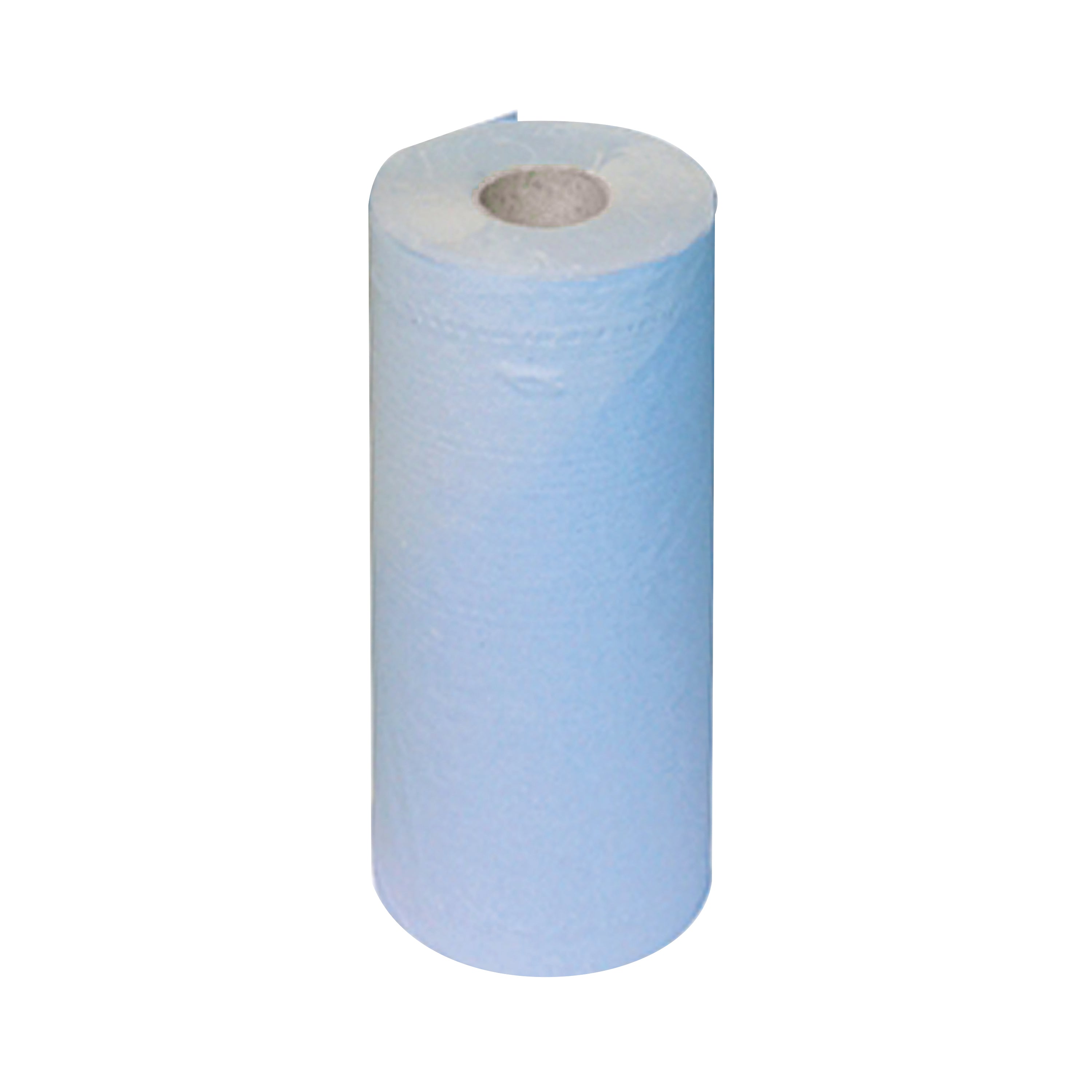 A pack of 12 blue 2-ply 20-inch 2Work hygiene rolls.