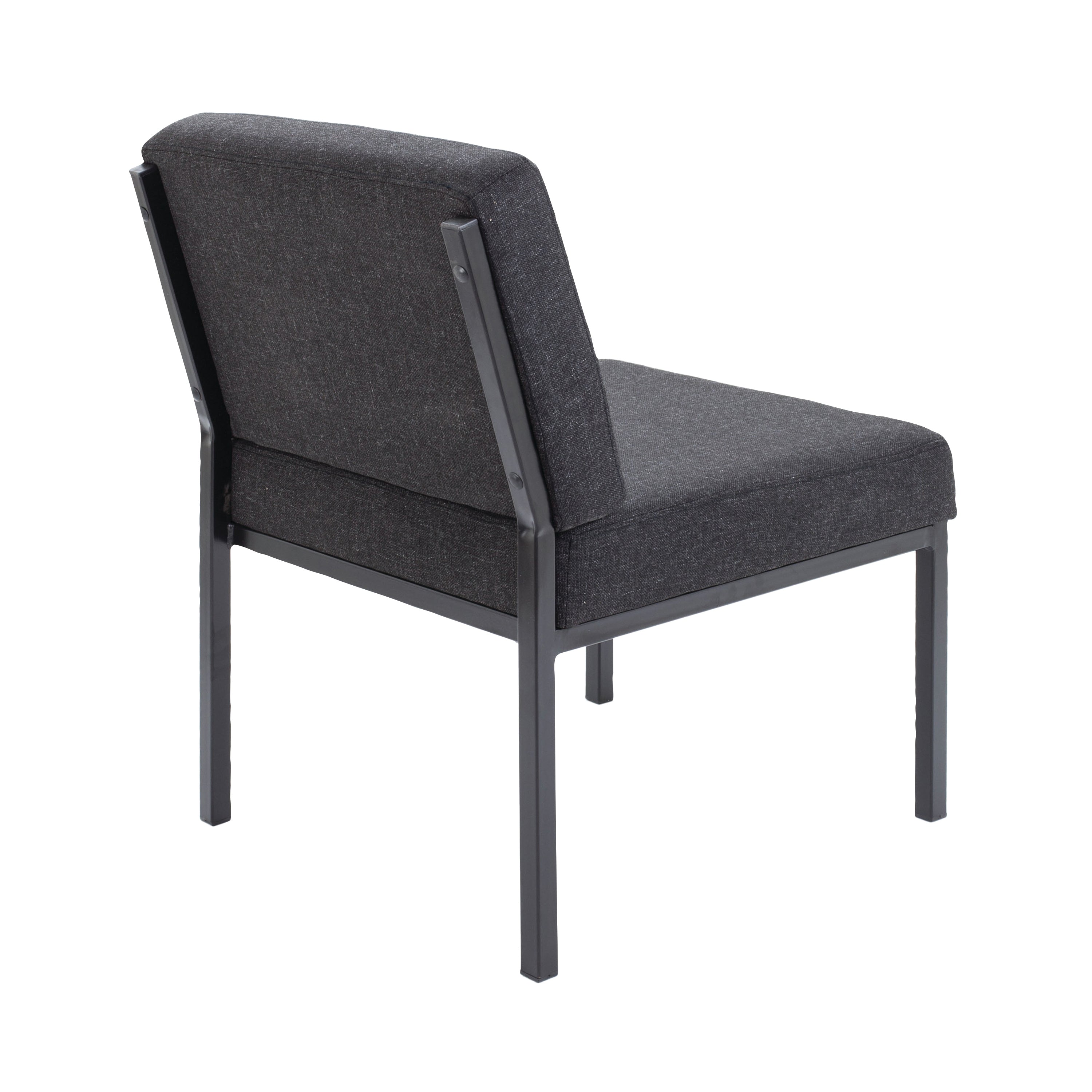 Jemini Reception Chair 520x670x800mm Charcoal Kf04010