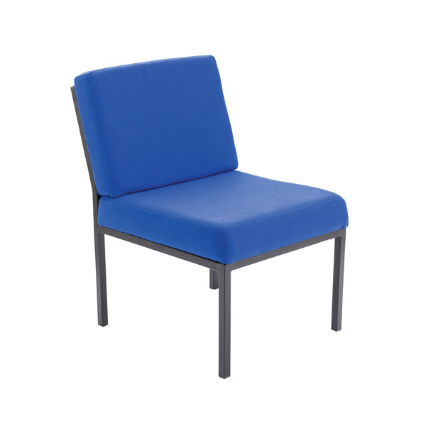 Jemini Reception Chair 520x670x800mm Blue Kf04011