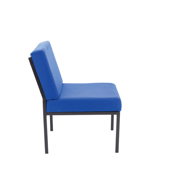 Jemini Reception Chair 520x670x800mm Blue Kf04011
