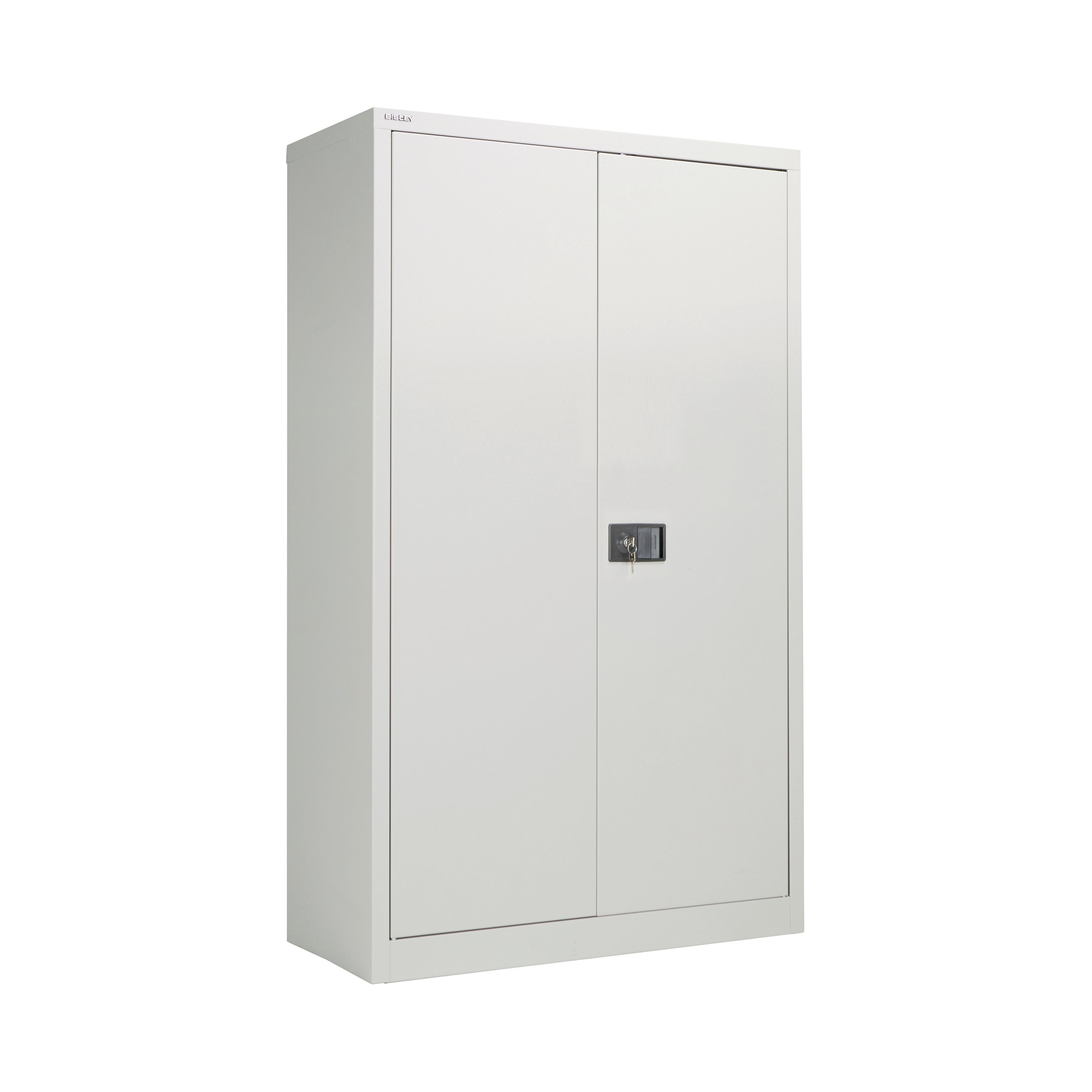 Jemini Contract Cupboard Steel 3 Shelves 914x400x1806mm Goose Grey Kf08087