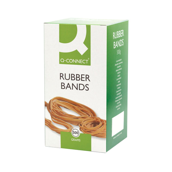 Q-CONNECT Rubber Bands No.30 50.8 X 3.2mm 500g  (Pack of 1)