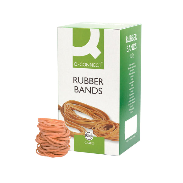 Q-CONNECT Rubber Bands No.32 76.2 X 3.2mm 500g  (Pack of 1)