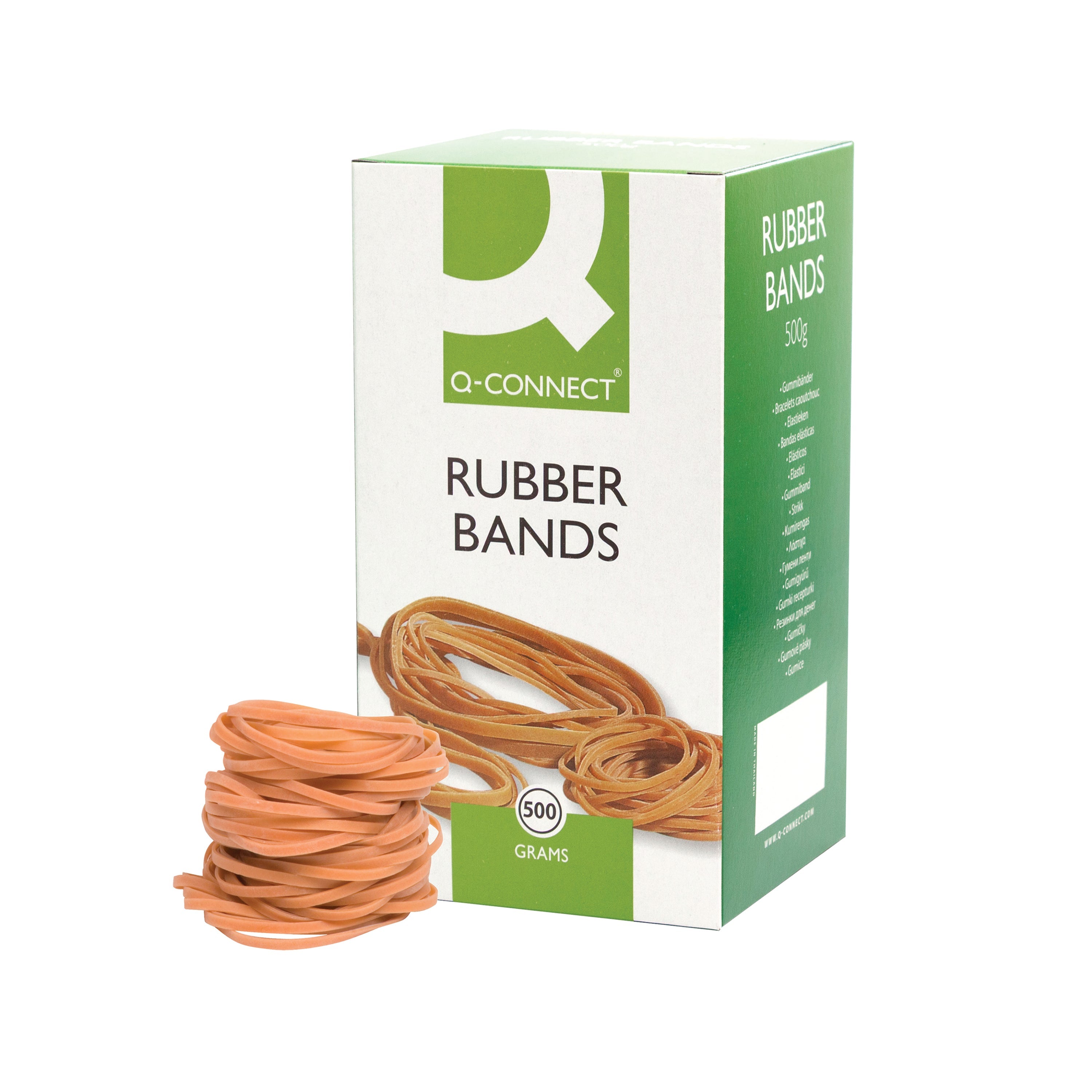 Q-CONNECT Rubber Bands No.33 88.9 X 3.2mm 500g  (Pack of 1)