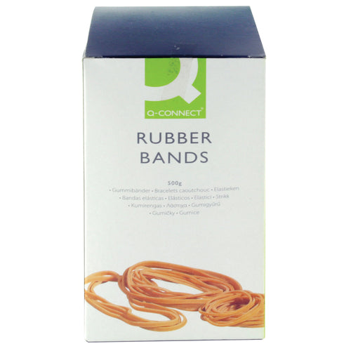 Q-CONNECT Rubber Bands Assorted Sizes 500g  (Pack of 1)
